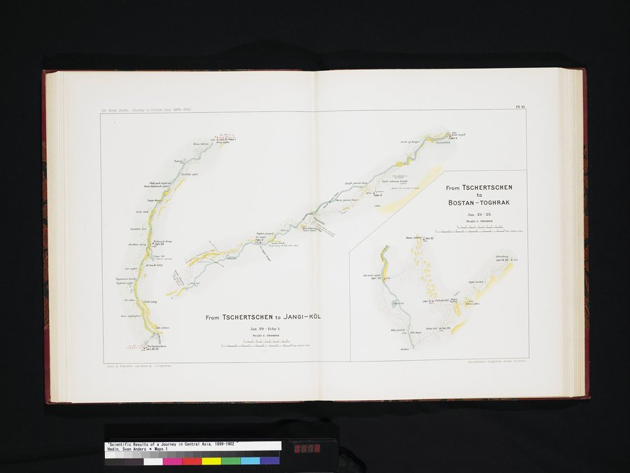 Scientific Results of a Journey in Central Asia, 1899-1902 : vol.7 / 78 ページ（カラー画像）