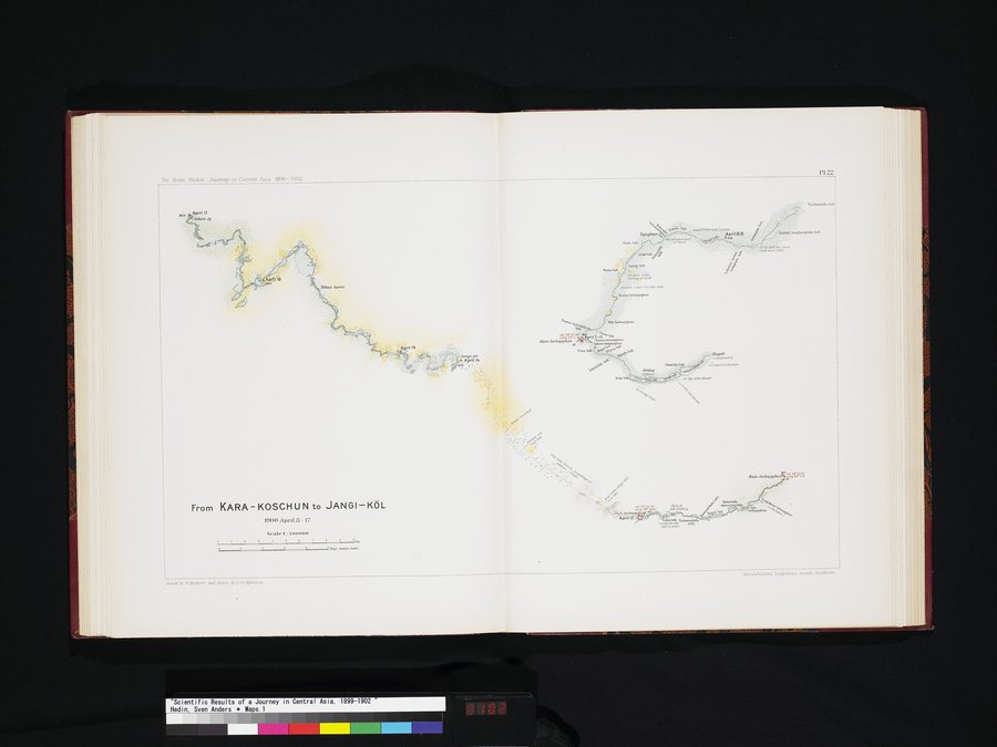 Scientific Results of a Journey in Central Asia, 1899-1902 : vol.7 / 102 ページ（カラー画像）