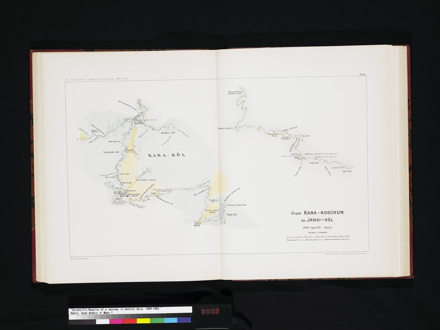 Scientific Results of a Journey in Central Asia, 1899-1902 : vol.7 / 110 ページ（カラー画像）