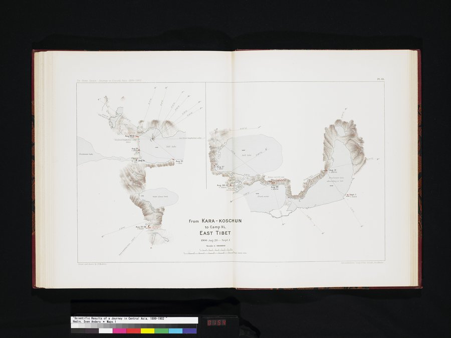 Scientific Results of a Journey in Central Asia, 1899-1902 : vol.7 / Page 154 (Color Image)