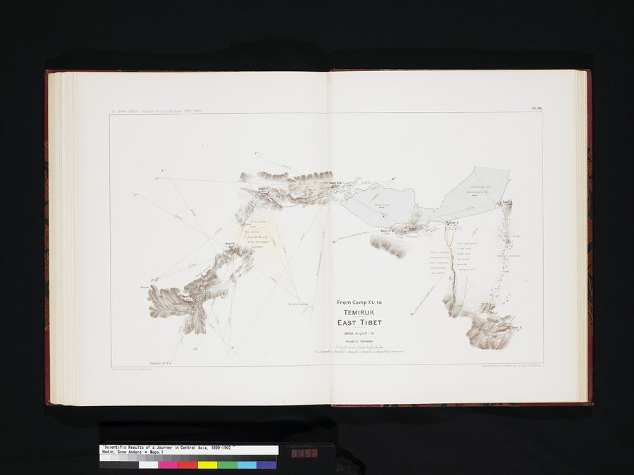 Scientific Results of a Journey in Central Asia, 1899-1902 : vol.7 / Page 158 (Color Image)