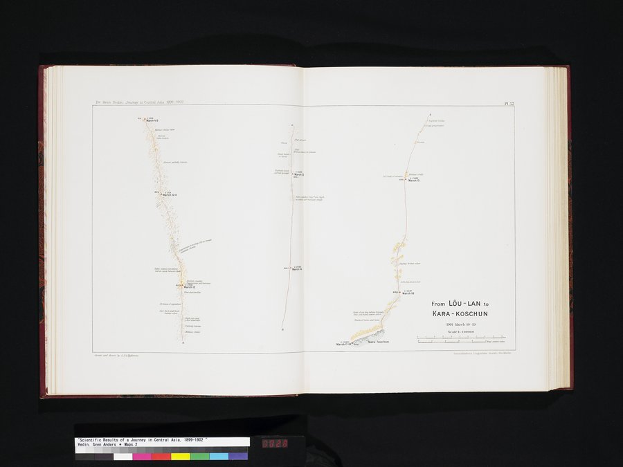 Scientific Results of a Journey in Central Asia, 1899-1902 : vol.8 / 28 ページ（カラー画像）