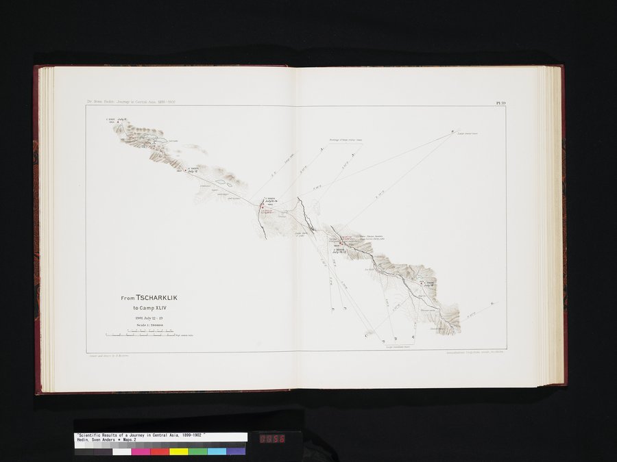 Scientific Results of a Journey in Central Asia, 1899-1902 : vol.8 / 56 ページ（カラー画像）