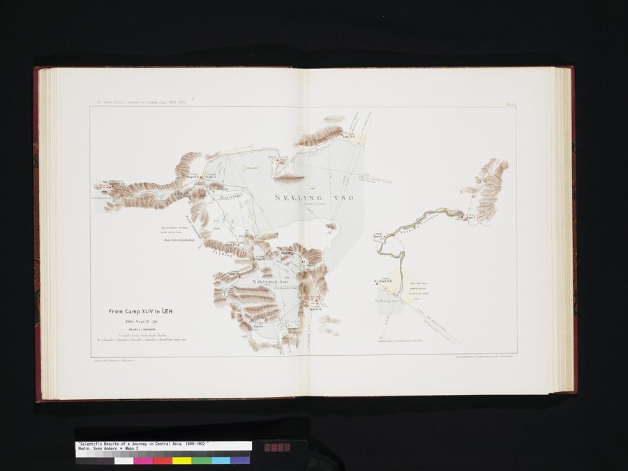 Scientific Results of a Journey in Central Asia, 1899-1902 : vol.8 / Page 80 (Color Image)