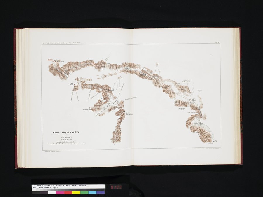 Scientific Results of a Journey in Central Asia, 1899-1902 : vol.8 / 100 ページ（カラー画像）