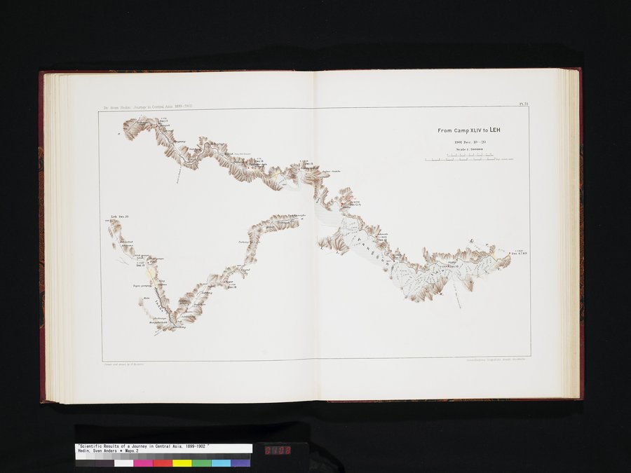 Scientific Results of a Journey in Central Asia, 1899-1902 : vol.8 / 108 ページ（カラー画像）