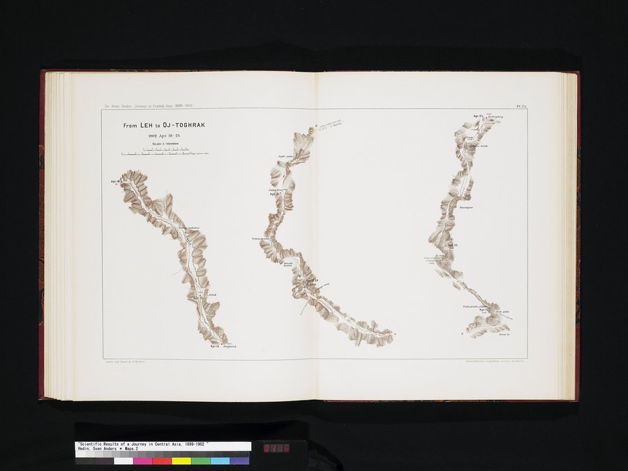 Scientific Results of a Journey in Central Asia, 1899-1902 : vol.8 / 116 ページ（カラー画像）