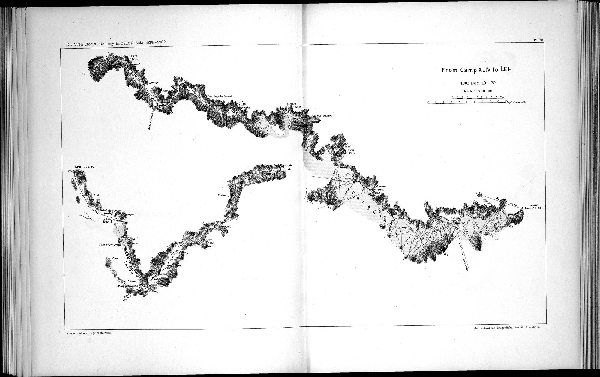 Scientific Results of a Journey in Central Asia, 1899-1902 : vol.8 / 108 ページ（白黒高解像度画像）