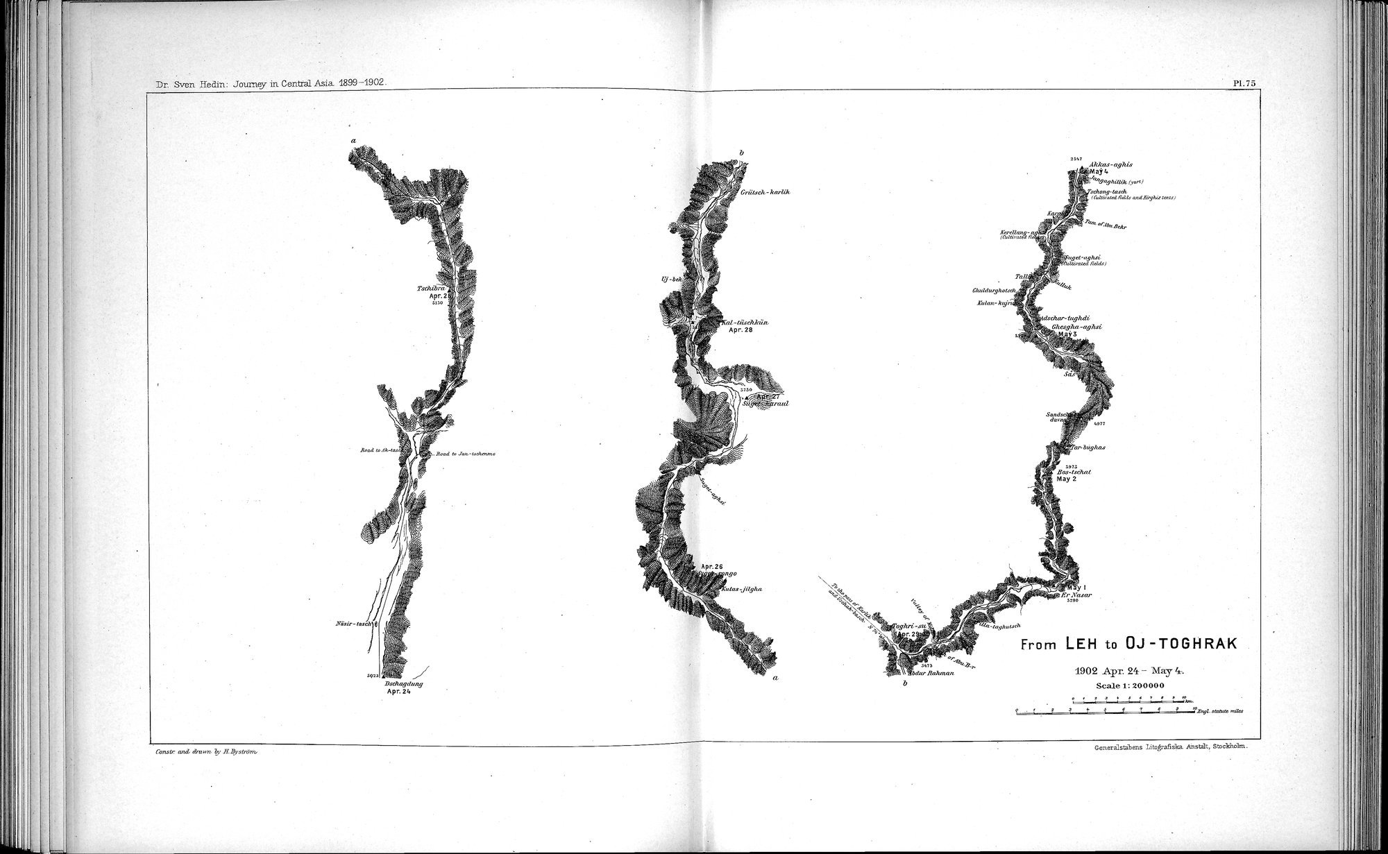 Scientific Results of a Journey in Central Asia, 1899-1902 : vol.8 / 120 ページ（白黒高解像度画像）