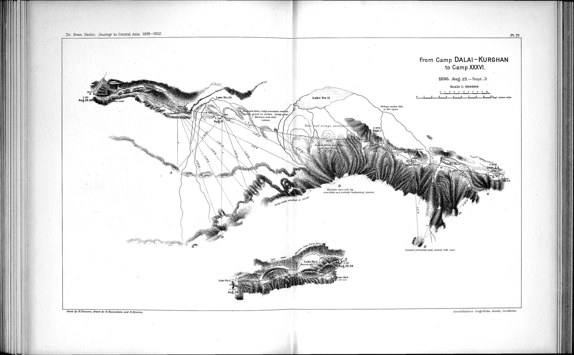 Scientific Results of a Journey in Central Asia, 1899-1902 : vol.8 / 136 ページ（白黒高解像度画像）