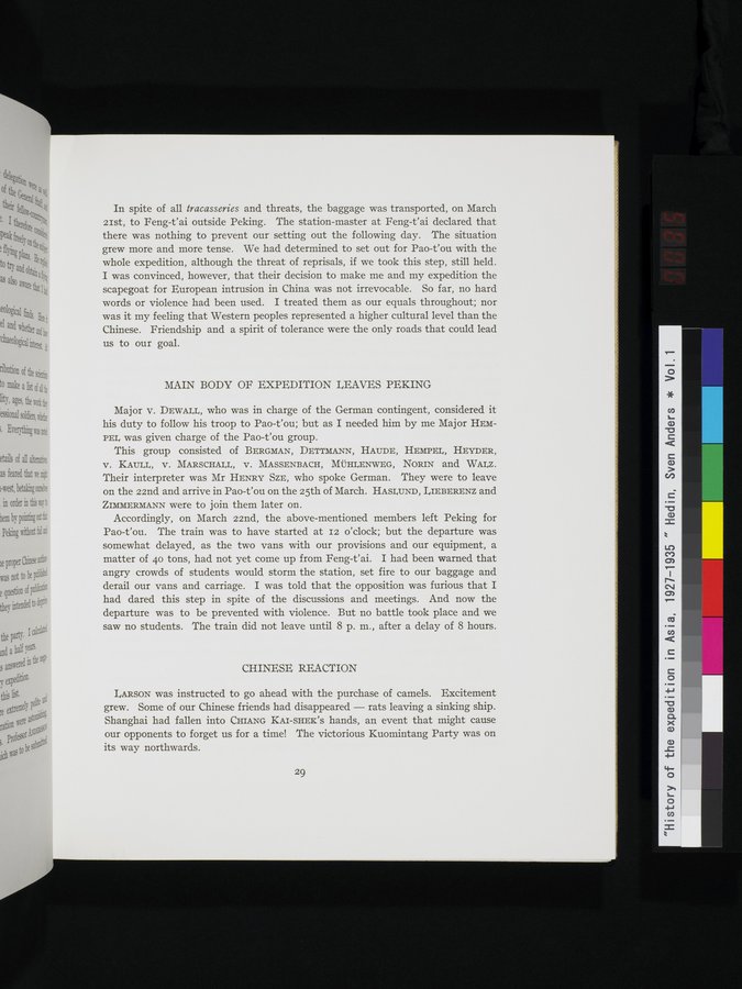 History of the Expedition in Asia, 1927-1935 : vol.1 / Page 69 (Color Image)