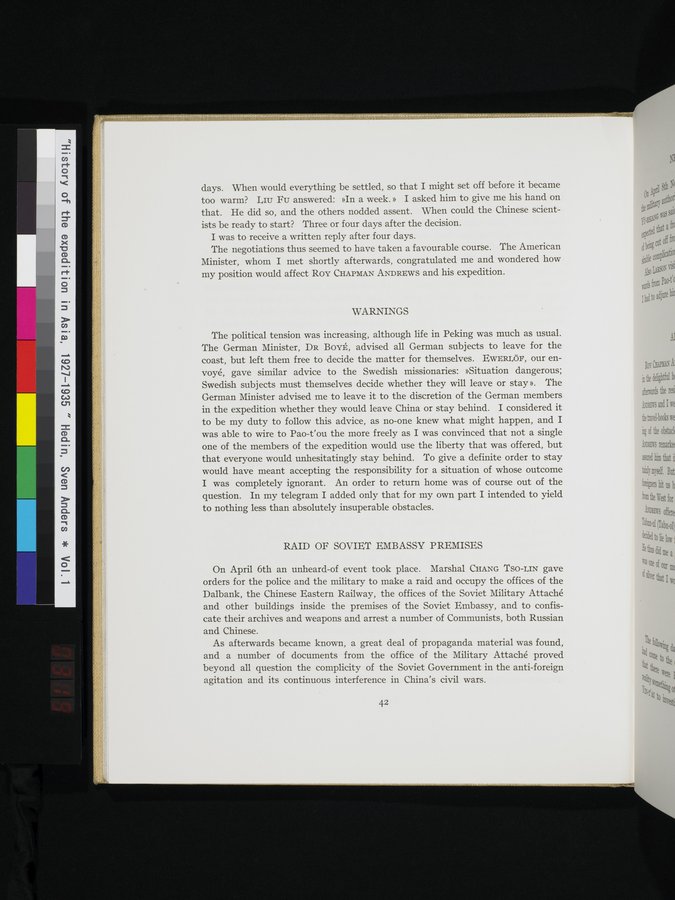 History of the Expedition in Asia, 1927-1935 : vol.1 / Page 84 (Color Image)
