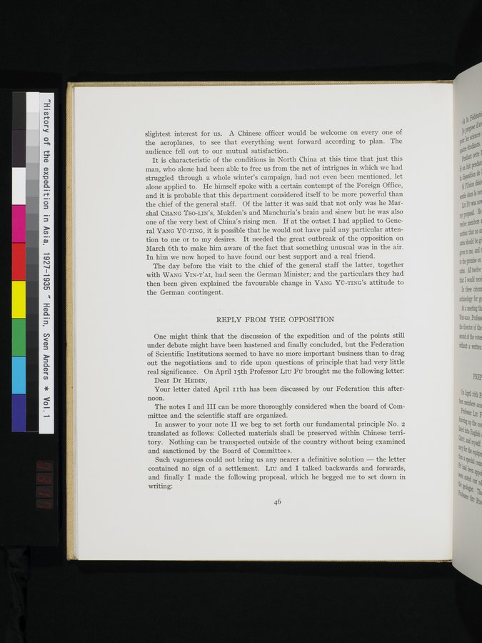 History of the Expedition in Asia, 1927-1935 : vol.1 / Page 88 (Color Image)