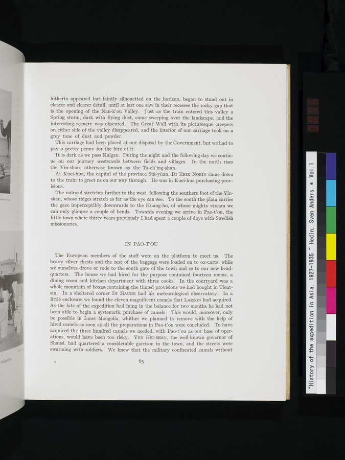History of the Expedition in Asia, 1927-1935 : vol.1 / Page 111 (Color Image)