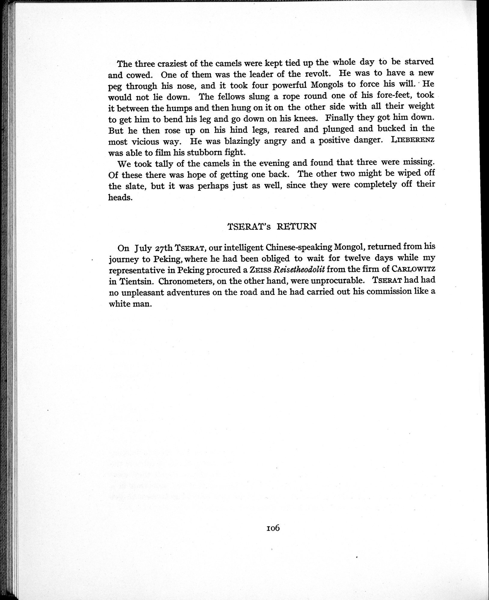 History of the Expedition in Asia, 1927-1935 : vol.1 / Page 160 (Grayscale High Resolution Image)