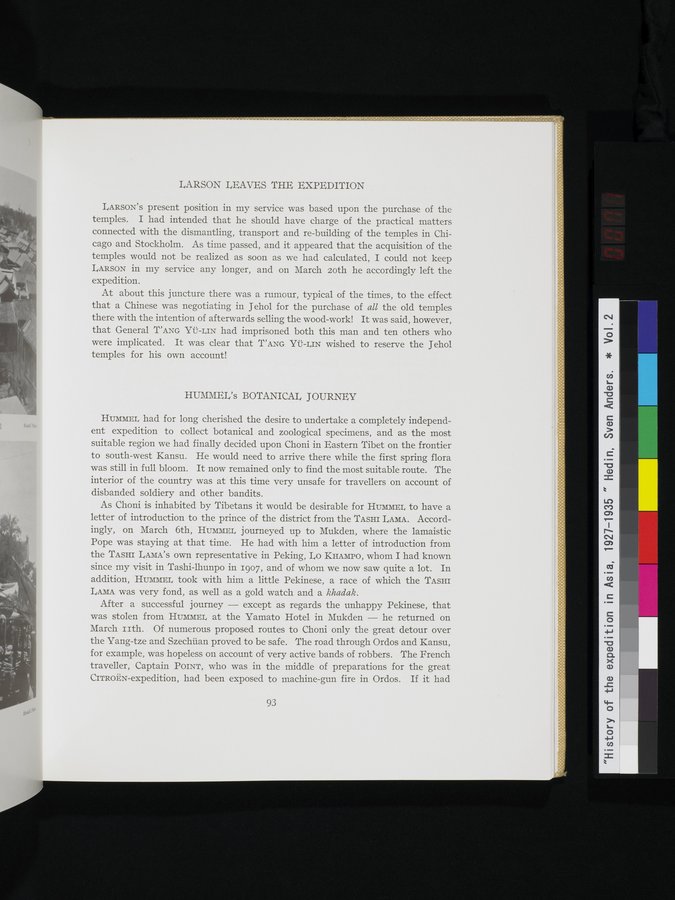 History of the Expedition in Asia, 1927-1935 : vol.2 / Page 141 (Color Image)