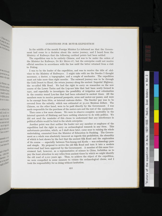 History of the Expedition in Asia, 1927-1935 : vol.2 / Page 291 (Color Image)