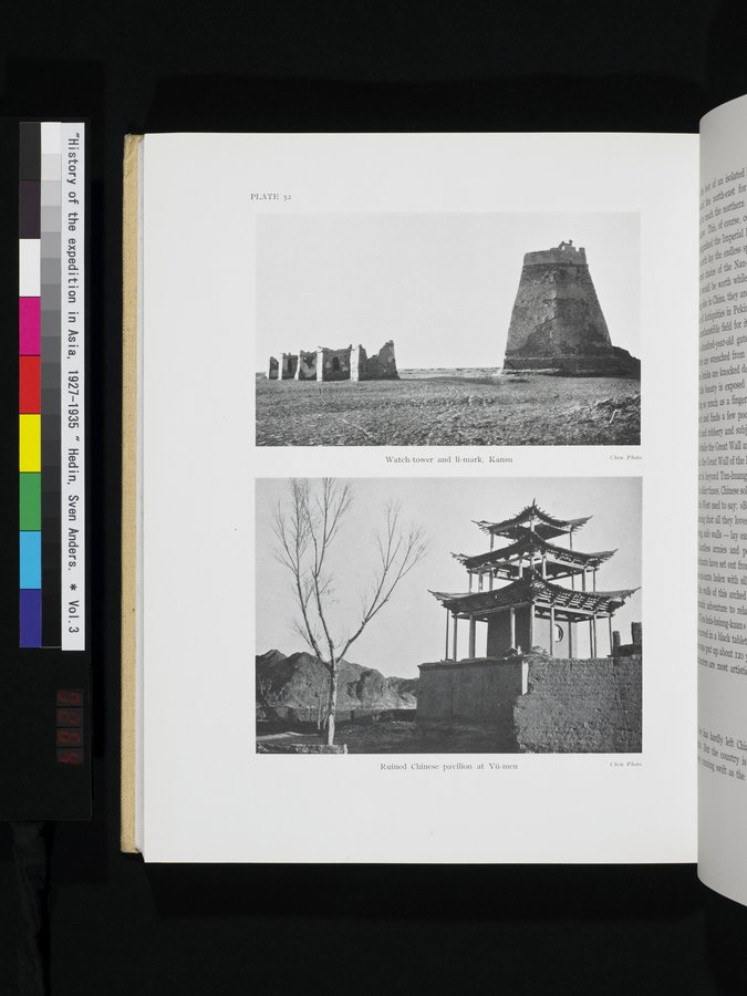 History of the expedition in Asia, 1927-1935 : vol.3 / 344 ページ（カラー画像）