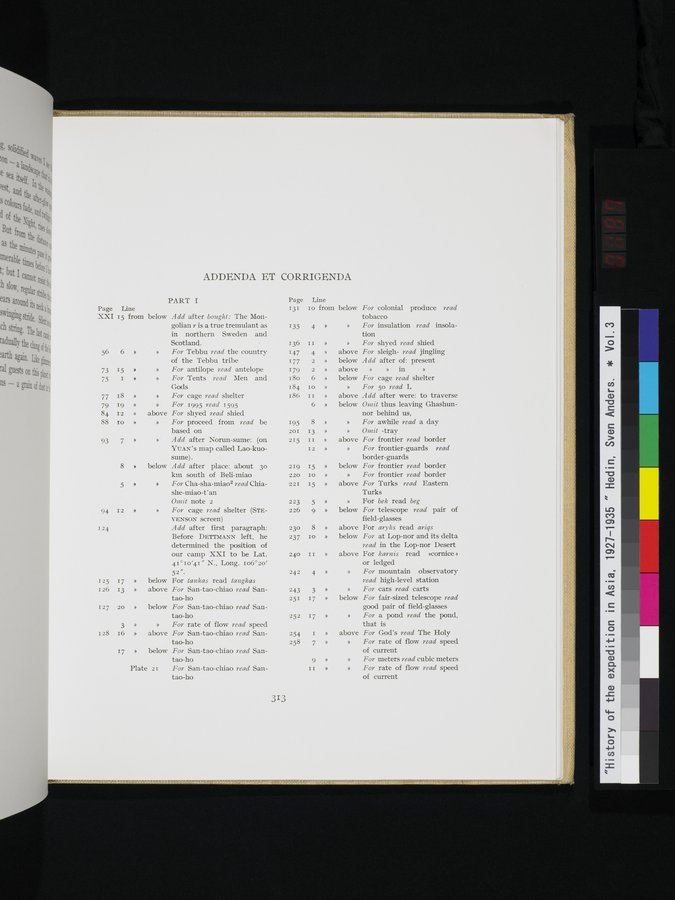 History of the Expedition in Asia, 1927-1935 : vol.3 / Page 393 (Color Image)