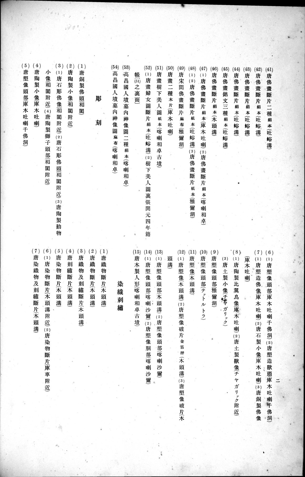西域考古図譜 : vol.1 / 16 ページ（白黒高解像度画像）