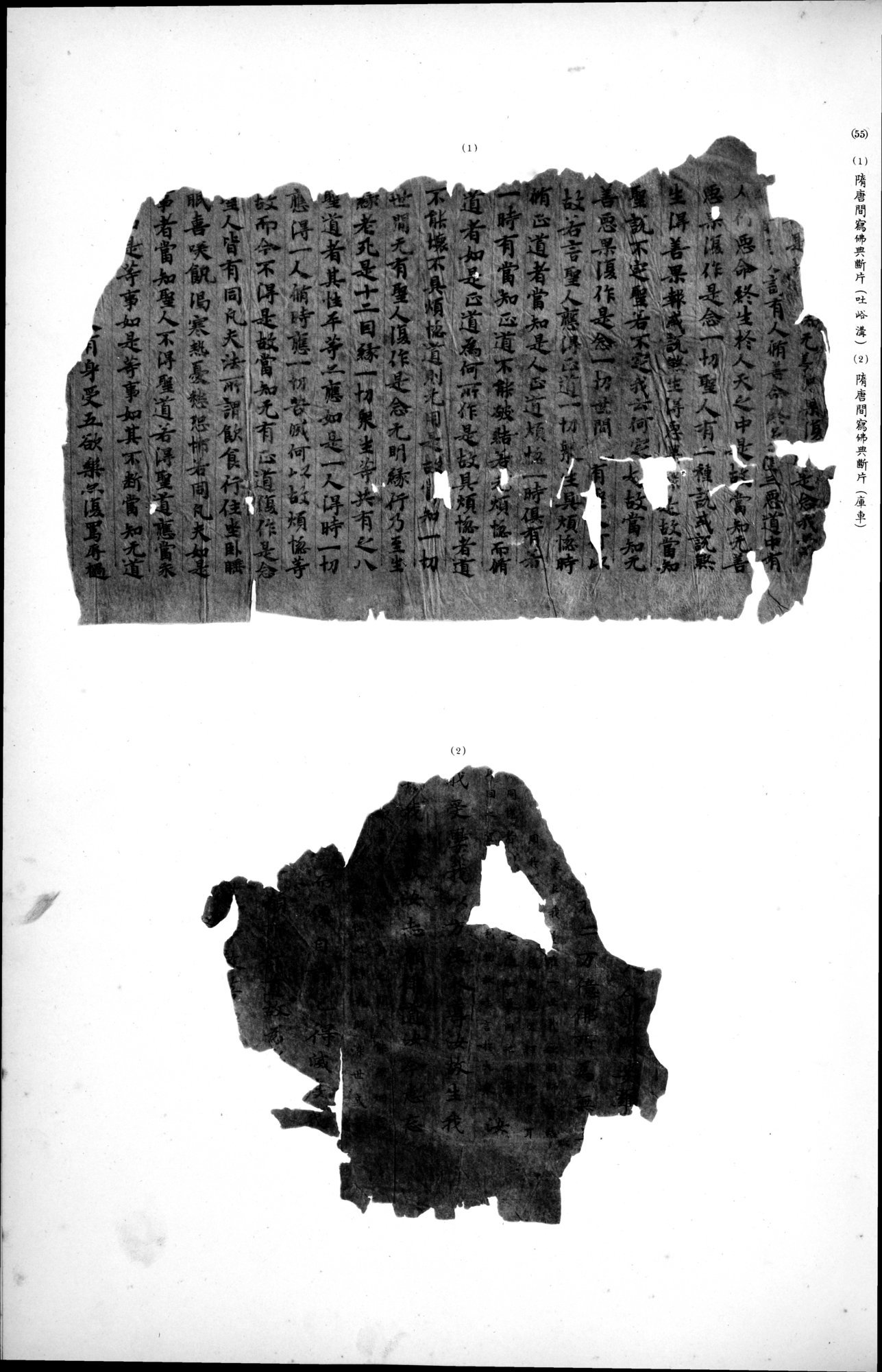 西域考古図譜 : vol.2 / 125 ページ（白黒高解像度画像）