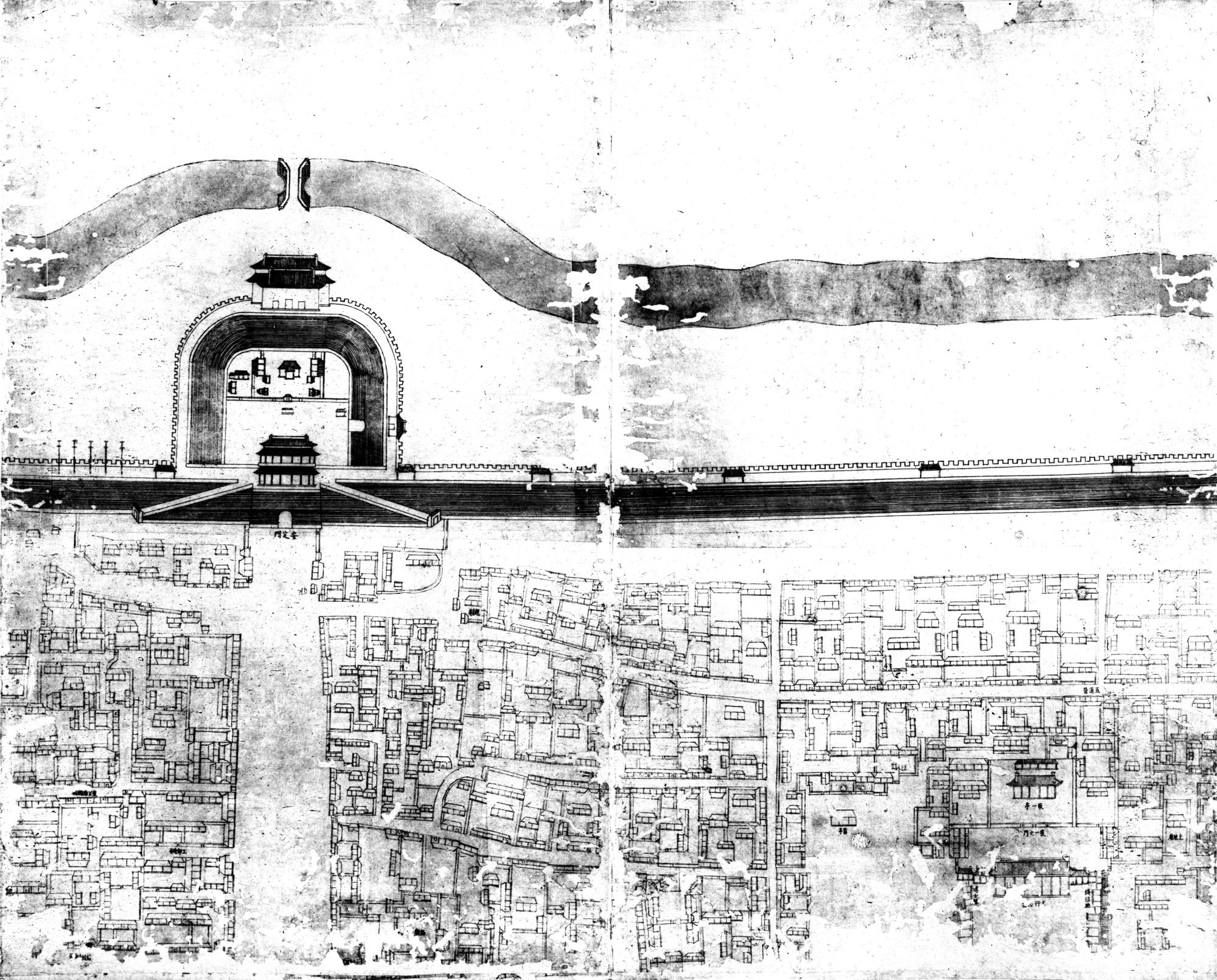 乾隆京城全図 : vol.1 / 5 ページ（白黒高解像度画像）