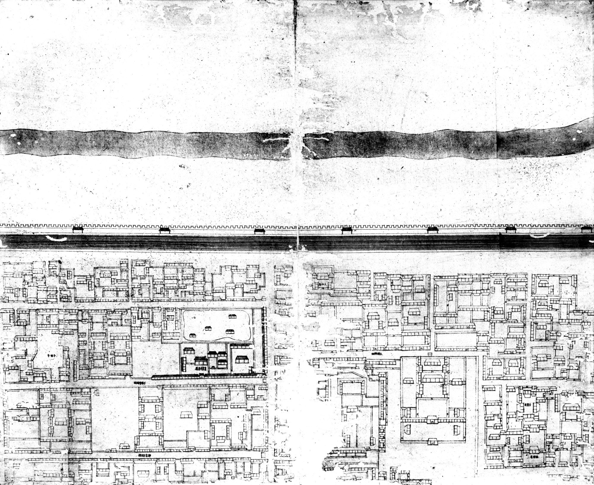 乾隆京城全図 : vol.1 / 6 ページ（白黒高解像度画像）