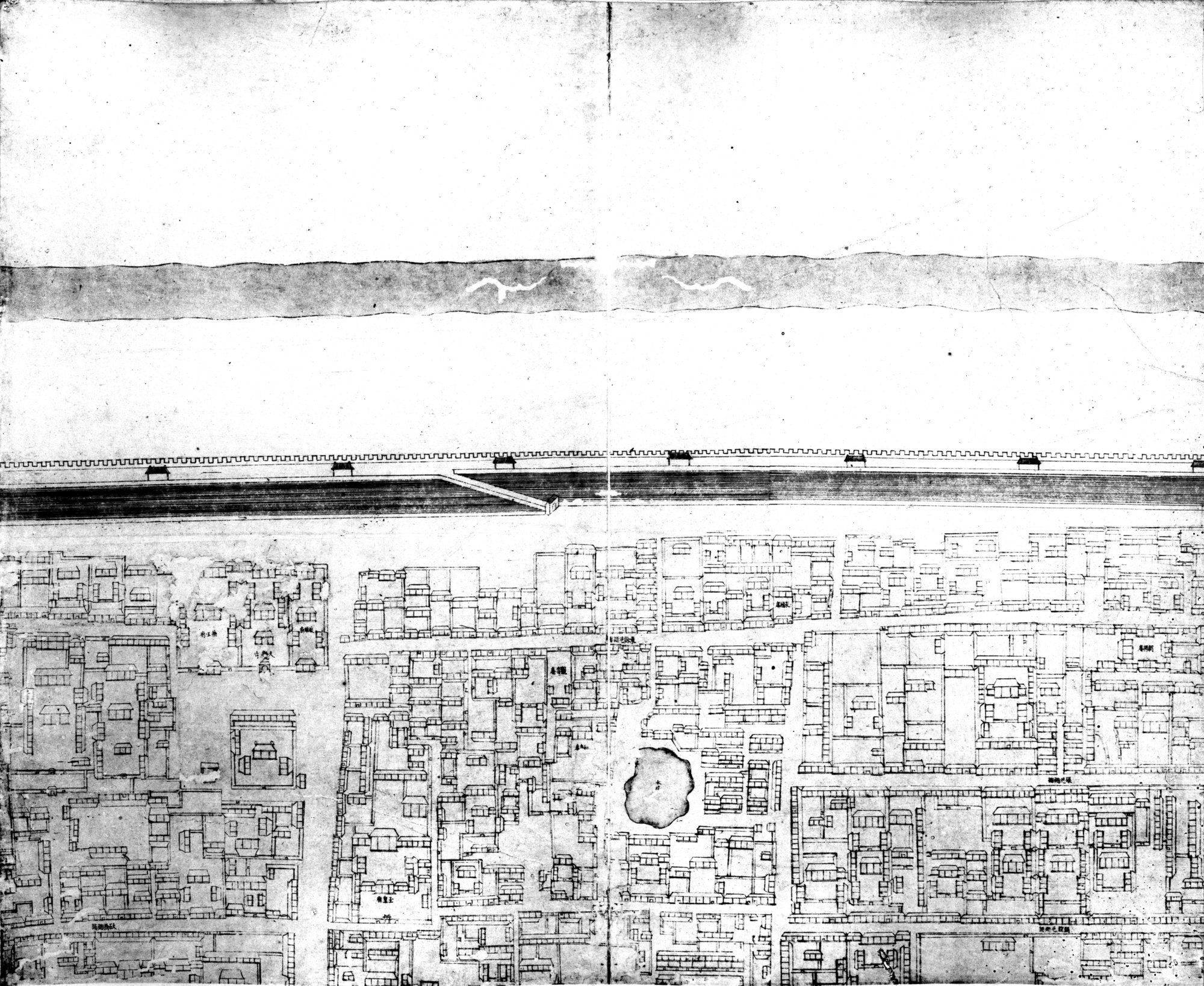 乾隆京城全図 : vol.1 / 7 ページ（白黒高解像度画像）