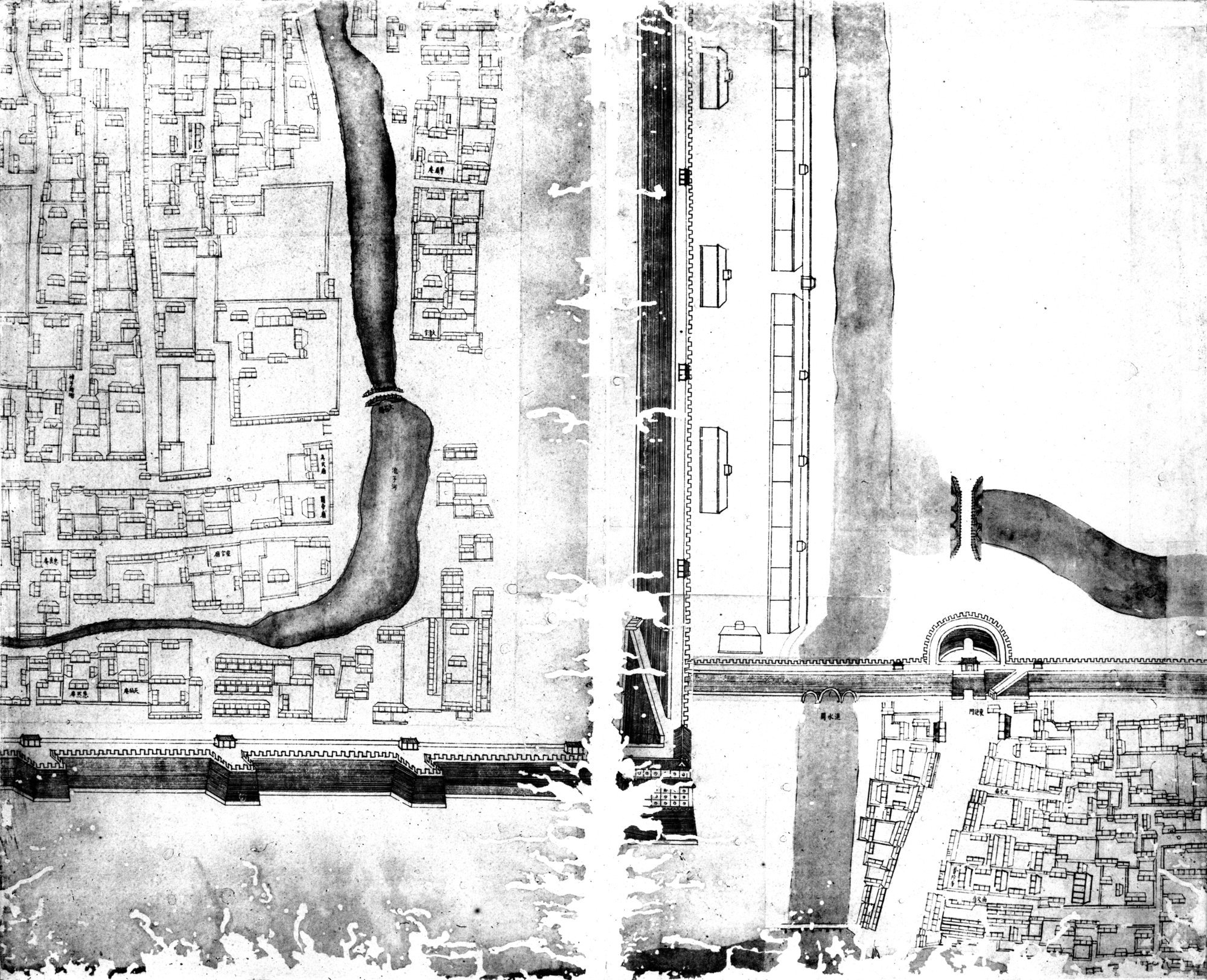 乾隆京城全図 : vol.11 / 3 ページ（白黒高解像度画像）