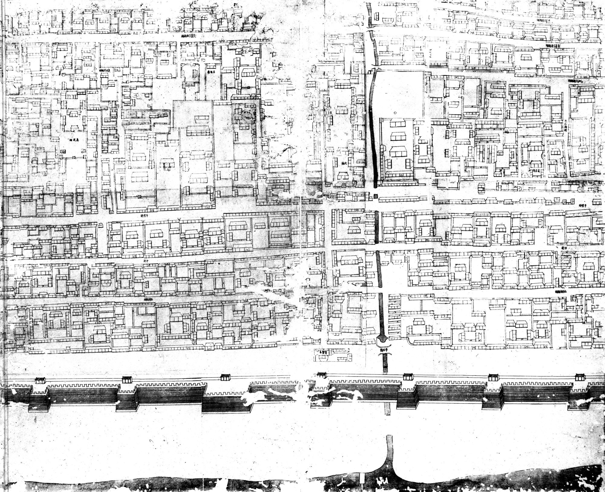 乾隆京城全図 : vol.11 / 10 ページ（白黒高解像度画像）