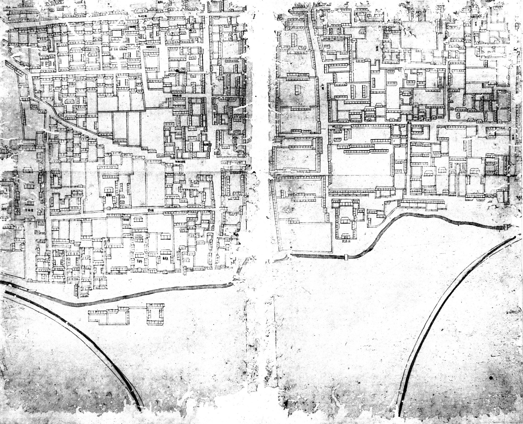 乾隆京城全図 : vol.14 / 8 ページ（白黒高解像度画像）