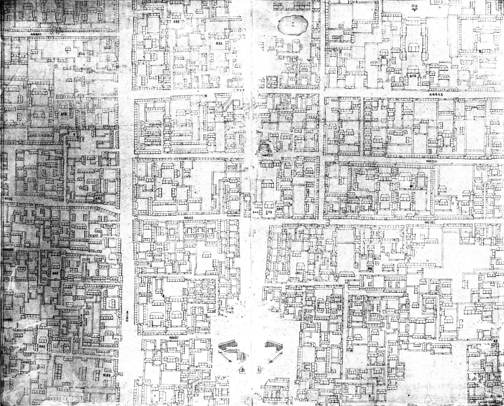 乾隆京城全図 : vol.2 / 7 ページ（白黒高解像度画像）
