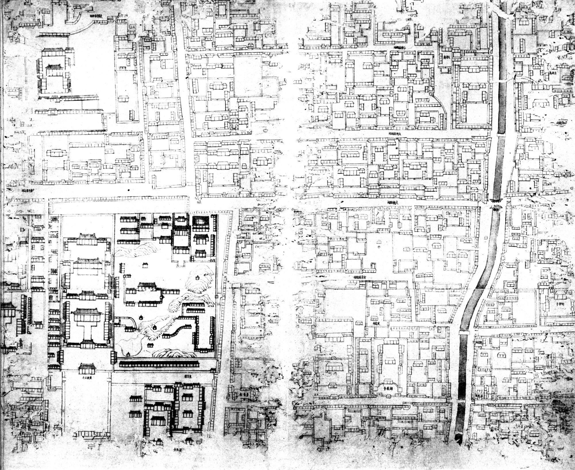 乾隆京城全図 : vol.4 / 11 ページ（白黒高解像度画像）