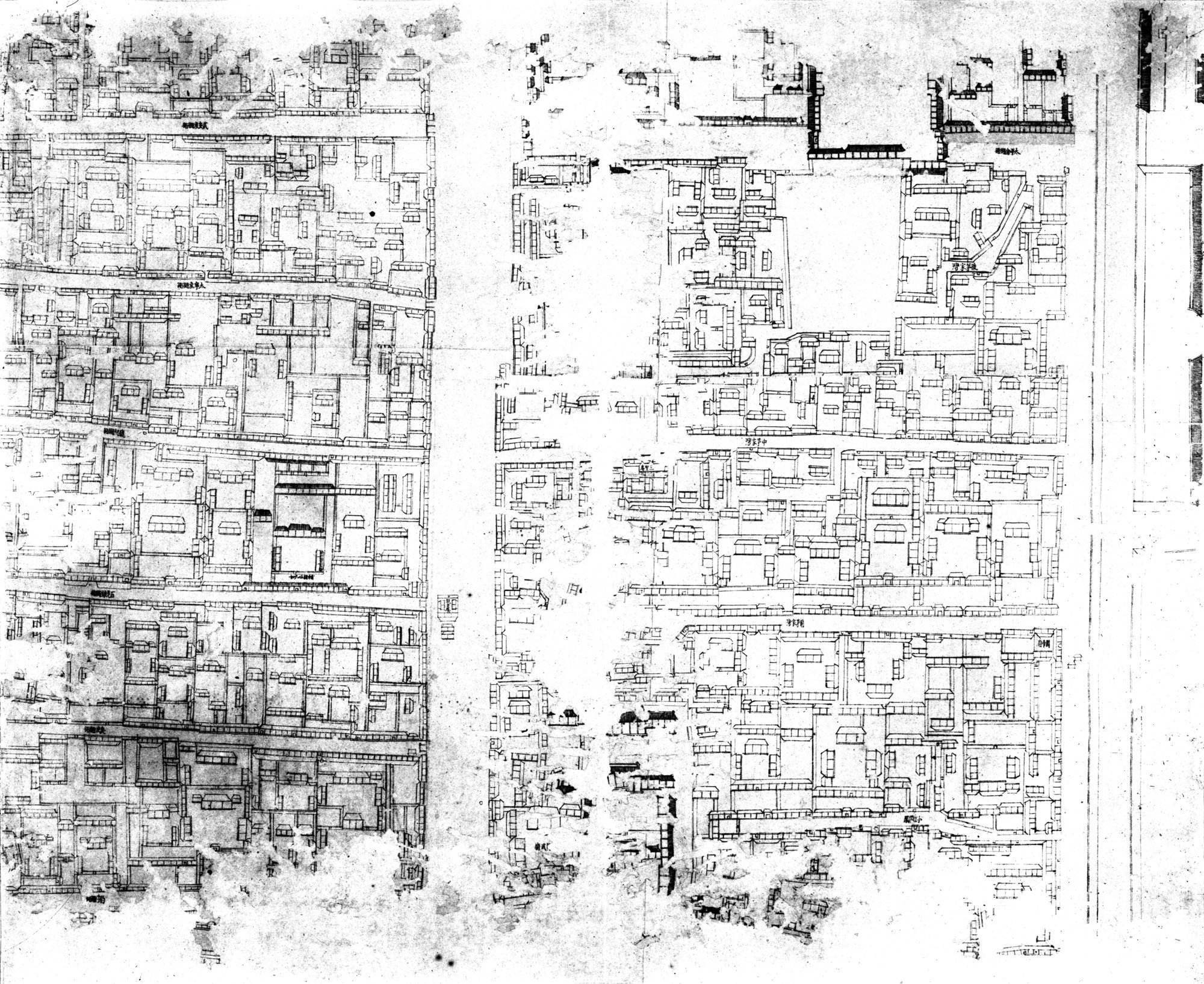 乾隆京城全図 : vol.5 / 10 ページ（白黒高解像度画像）