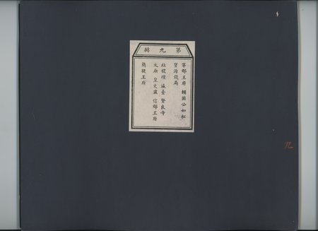 乾隆京城全図 : vol.9 : Page 1