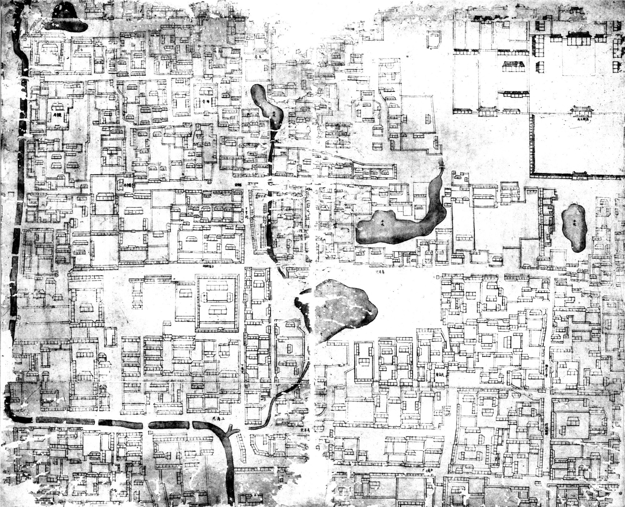 乾隆京城全図 : vol.9 / 11 ページ（白黒高解像度画像）