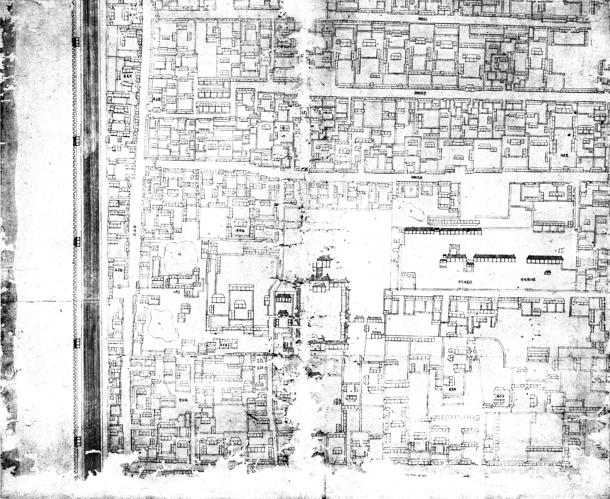 乾隆京城全図 : vol.9 / 12 ページ（白黒高解像度画像）