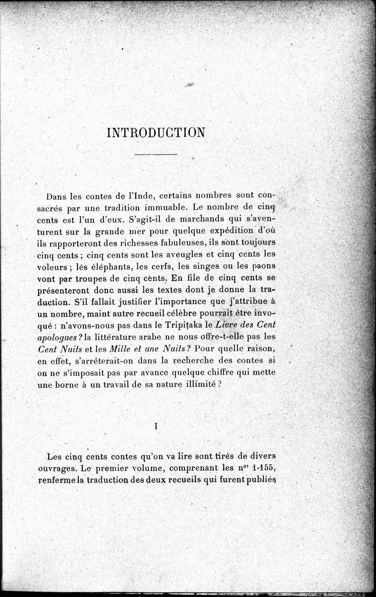 Cinq Cents Contes et Apologues : vol.1 / 15 ページ（白黒高解像度画像）
