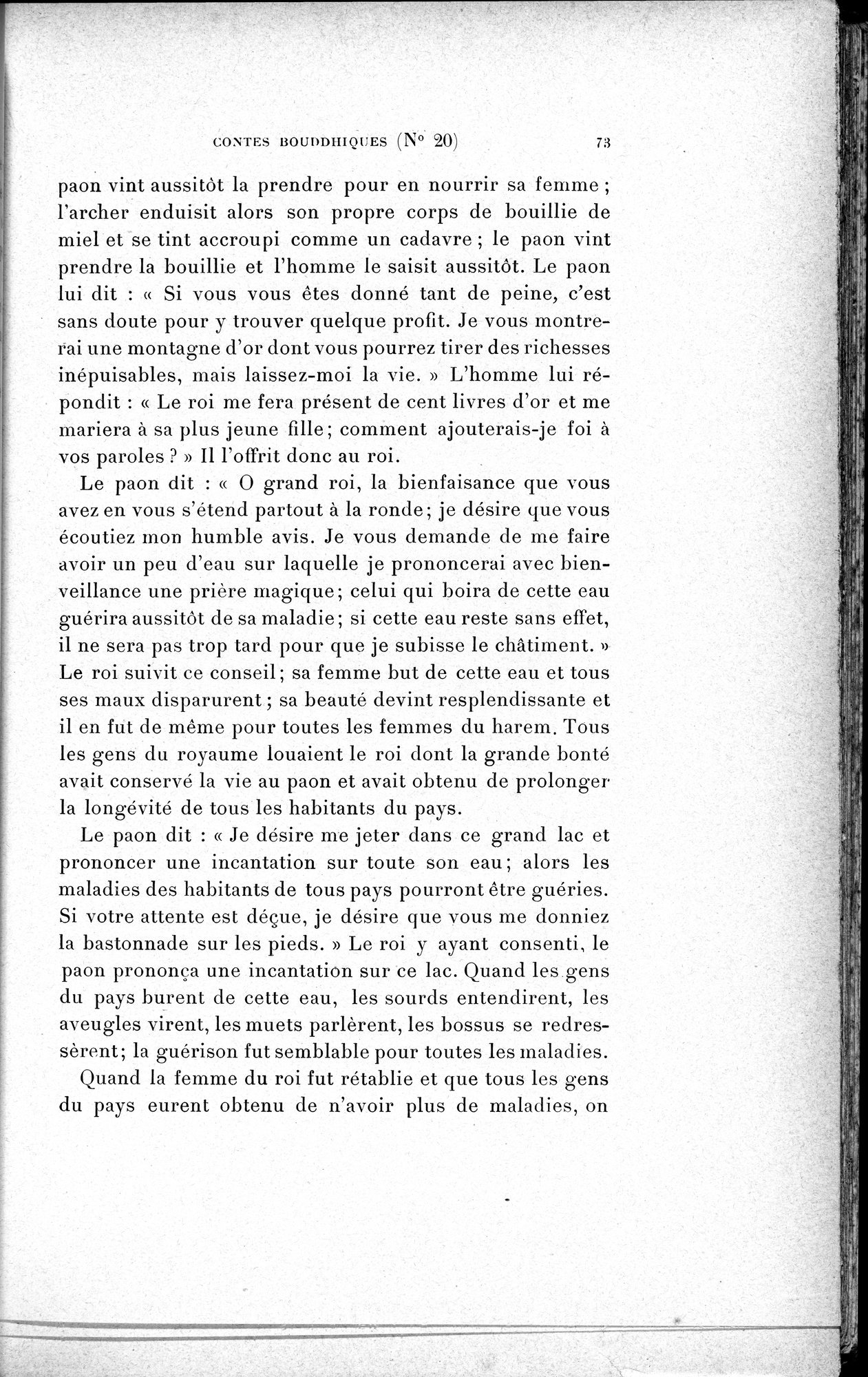 Cinq Cents Contes et Apologues : vol.1 / 107 ページ（白黒高解像度画像）