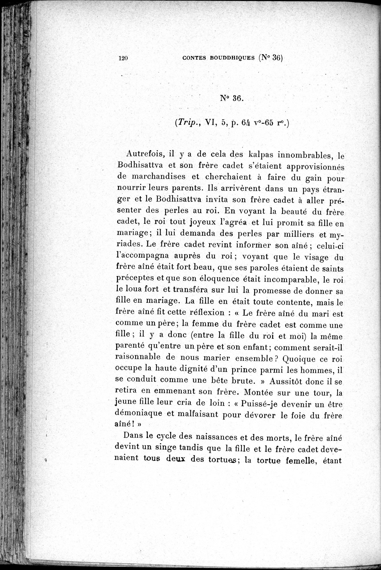 Cinq Cents Contes et Apologues : vol.1 / Page 154 (Grayscale High Resolution Image)
