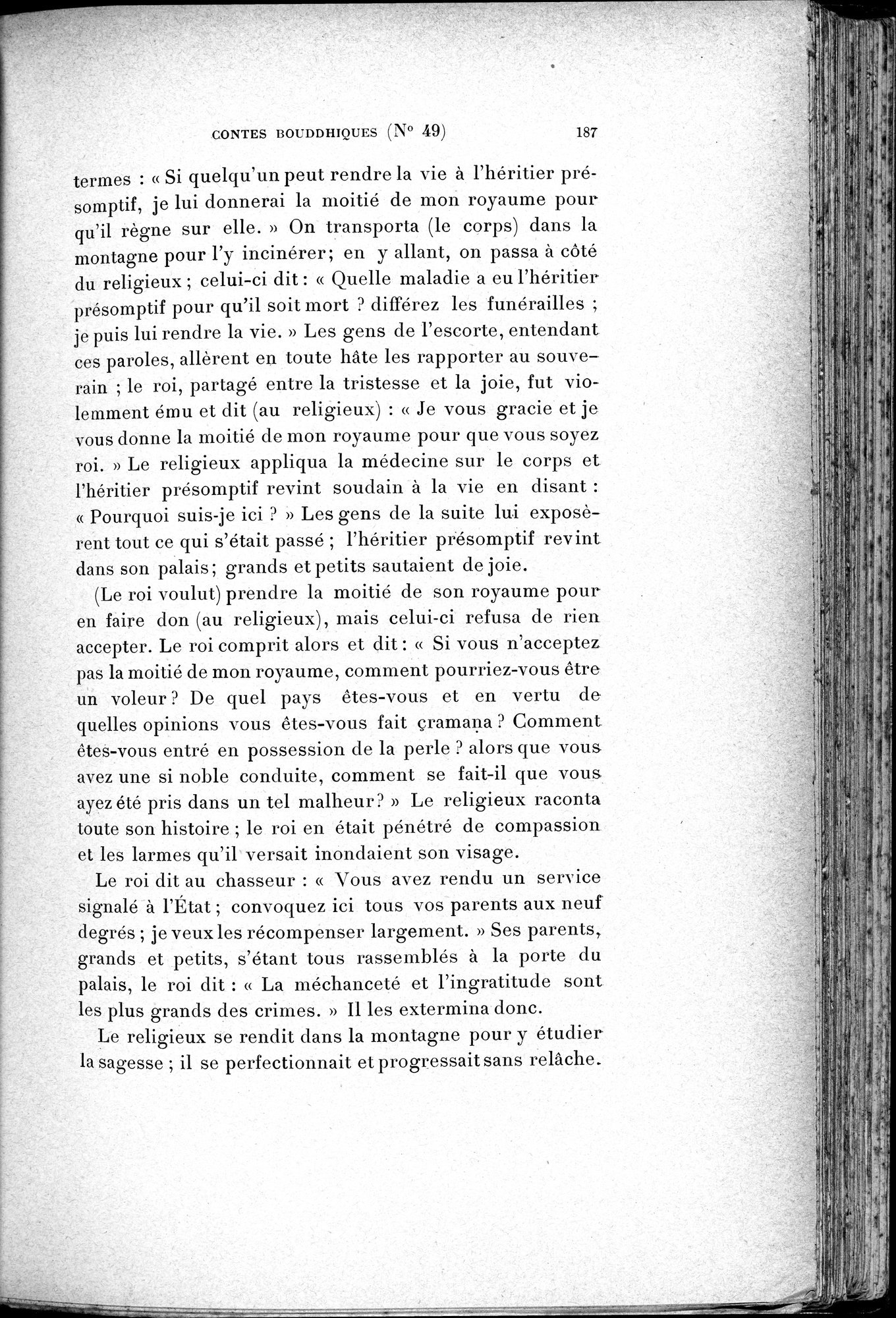 Cinq Cents Contes et Apologues : vol.1 / Page 221 (Grayscale High Resolution Image)