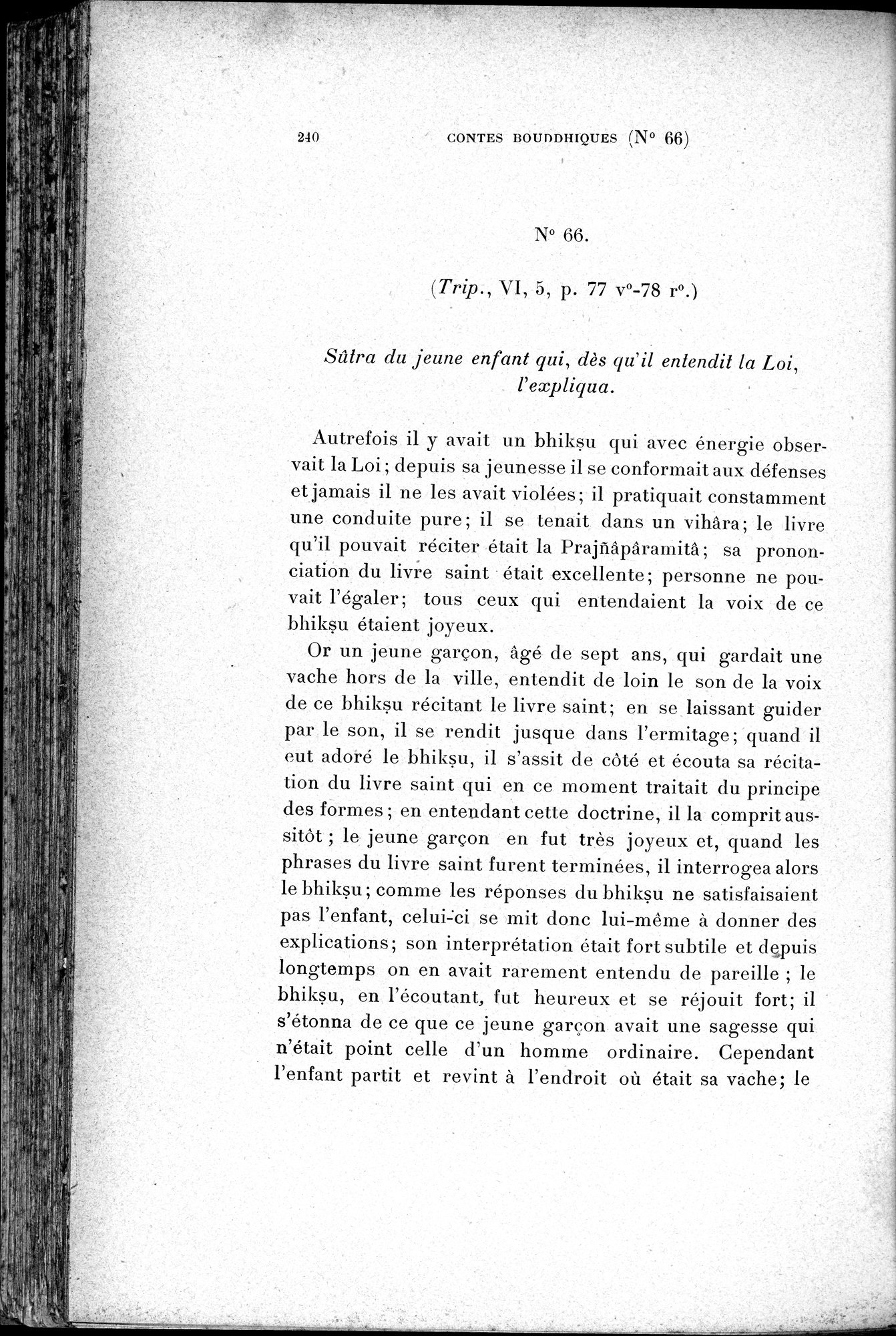 Cinq Cents Contes et Apologues : vol.1 / 274 ページ（白黒高解像度画像）