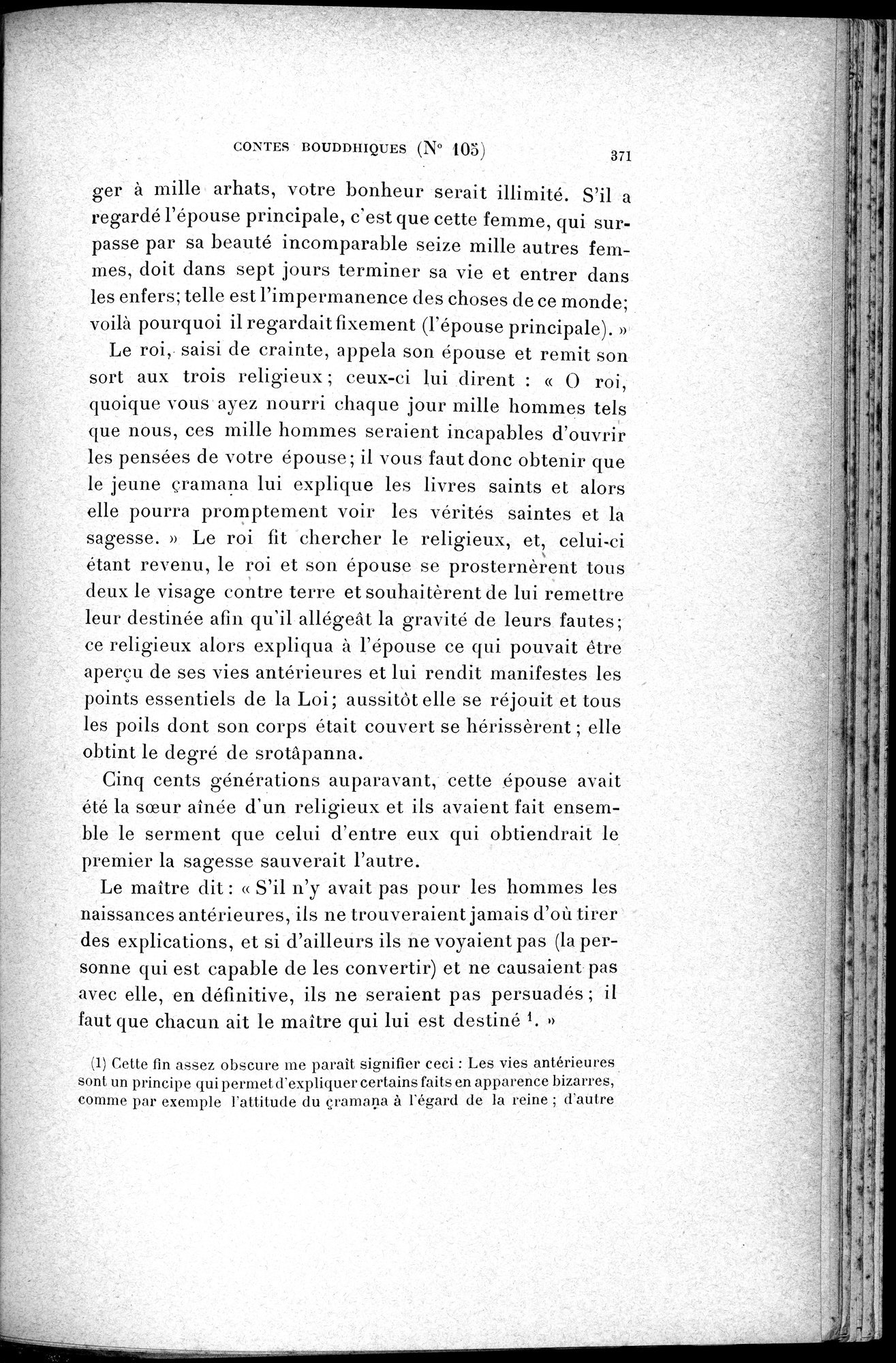 Cinq Cents Contes et Apologues : vol.1 / 405 ページ（白黒高解像度画像）