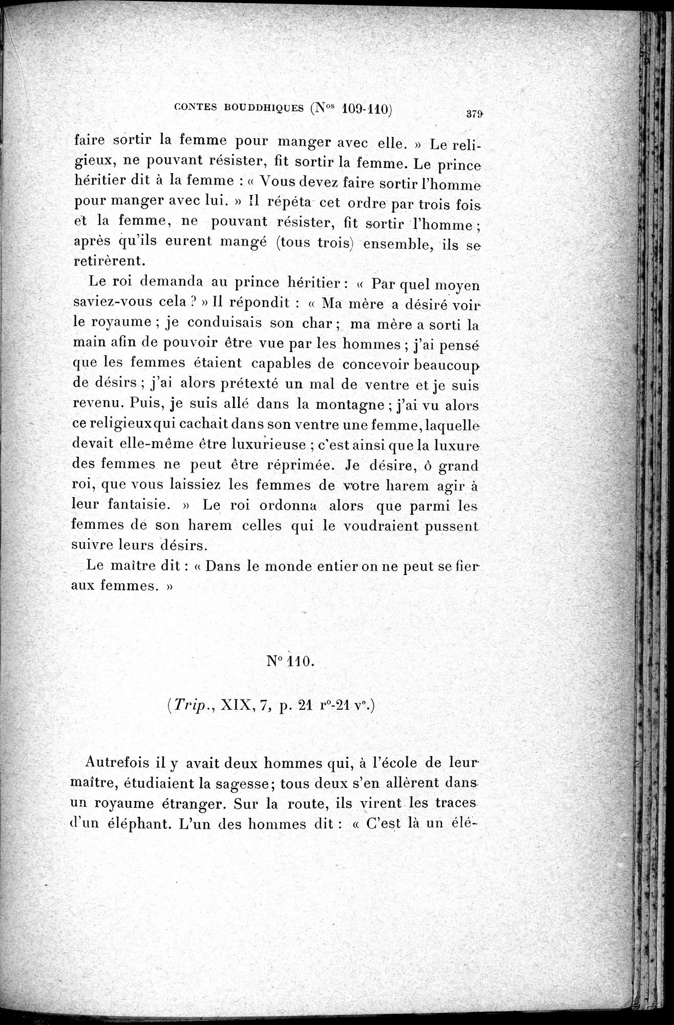 Cinq Cents Contes et Apologues : vol.1 / 413 ページ（白黒高解像度画像）