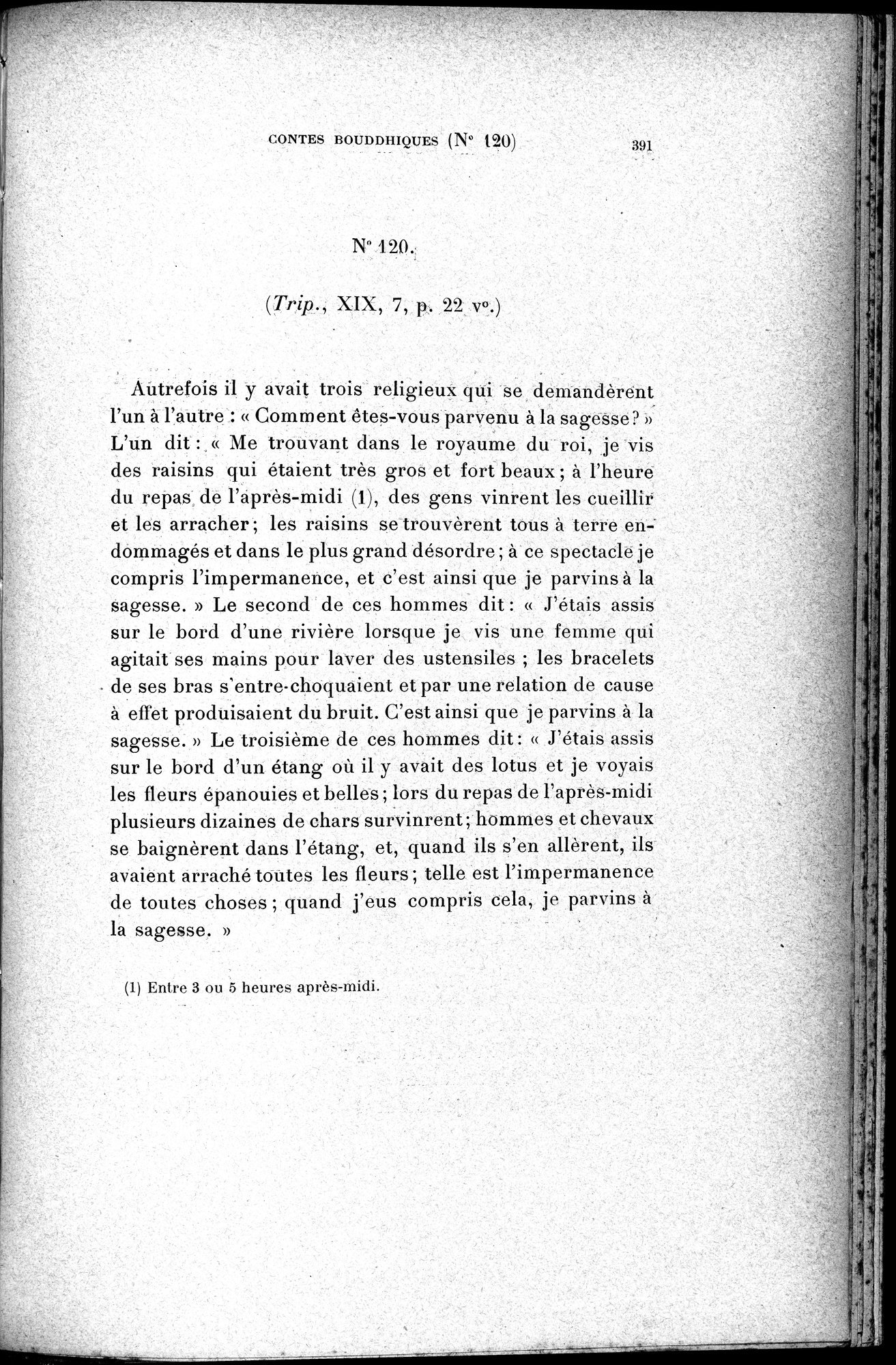 Cinq Cents Contes et Apologues : vol.1 / 425 ページ（白黒高解像度画像）