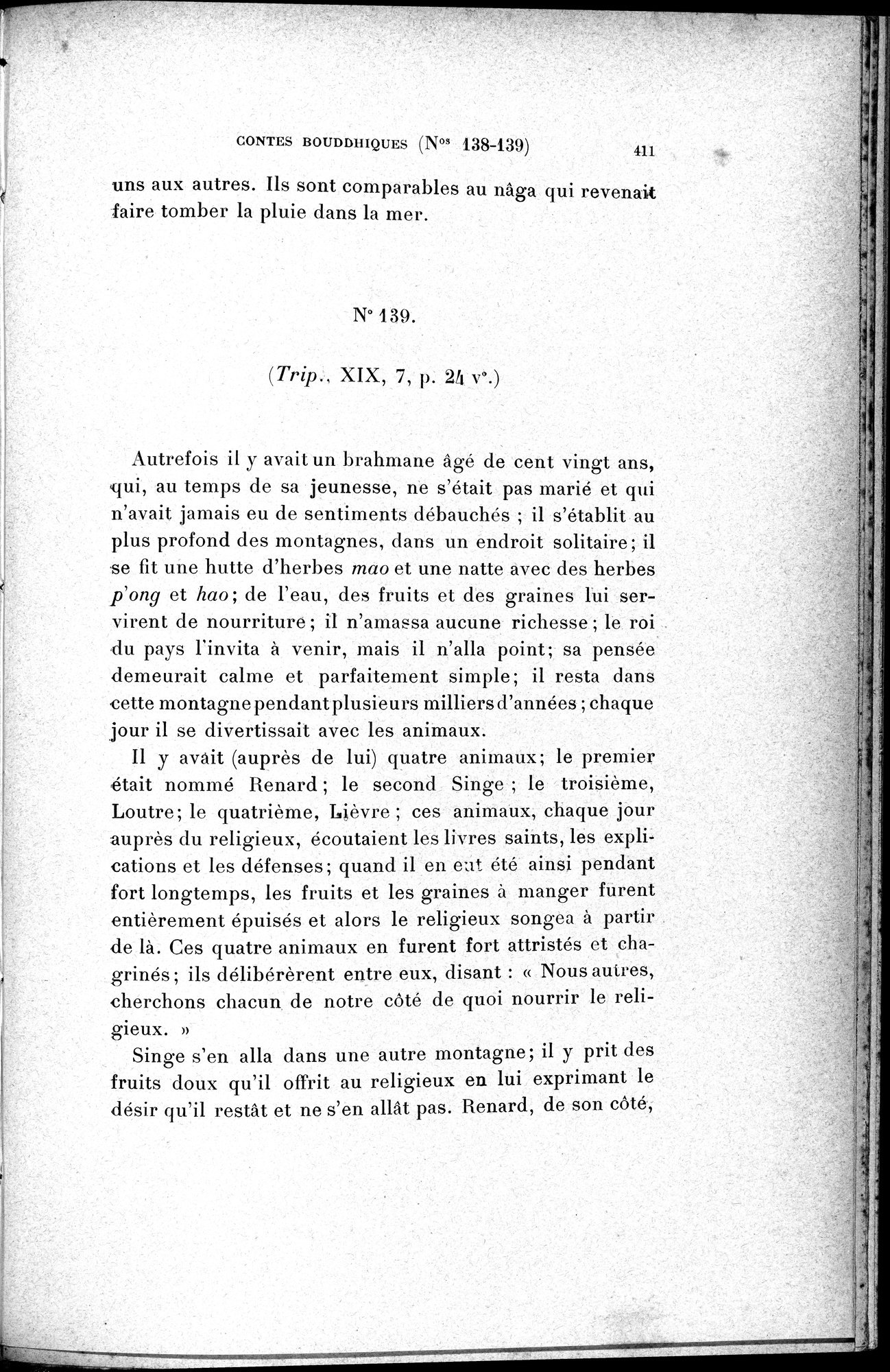 Cinq Cents Contes et Apologues : vol.1 / 445 ページ（白黒高解像度画像）