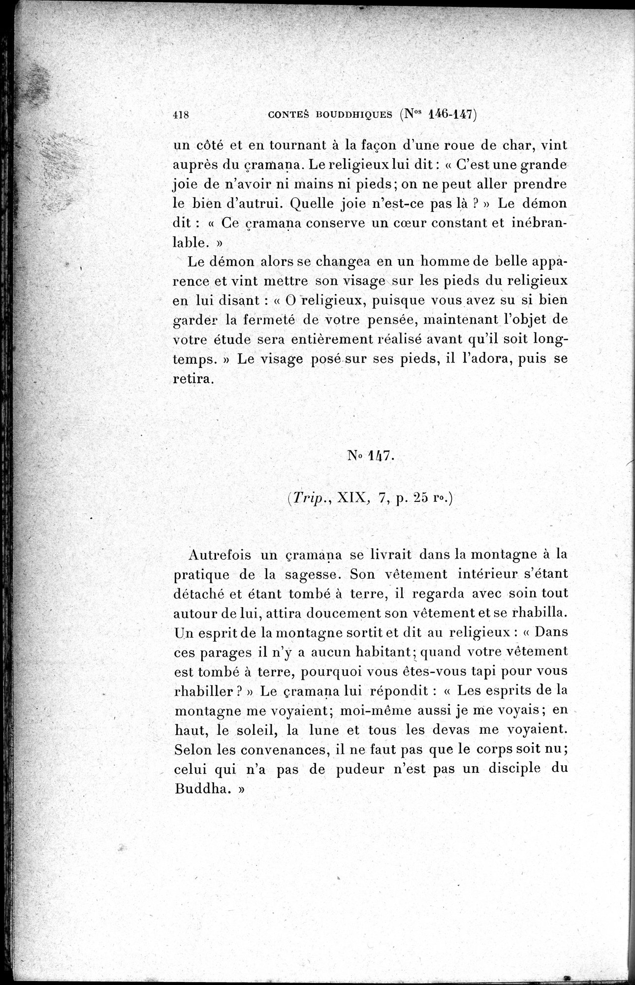 Cinq Cents Contes et Apologues : vol.1 / Page 452 (Grayscale High Resolution Image)