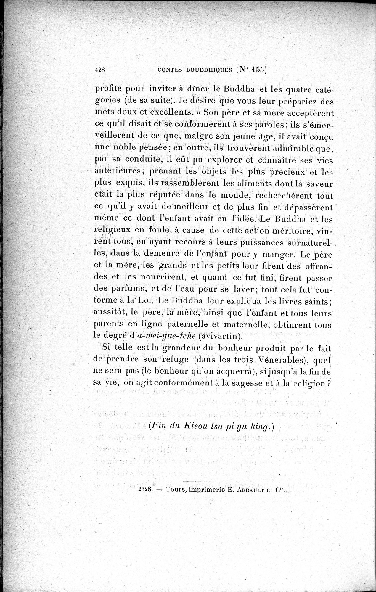 Cinq Cents Contes et Apologues : vol.1 / 462 ページ（白黒高解像度画像）