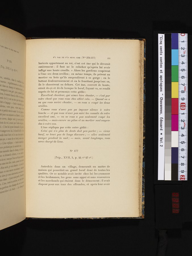 Cinq Cents Contes et Apologues : vol.2 / 389 ページ（カラー画像）