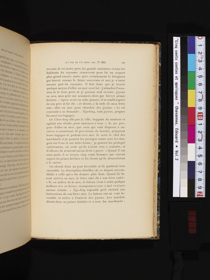 Cinq Cents Contes et Apologues : vol.2 / 405 ページ（カラー画像）